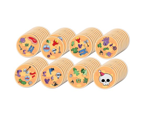 Настольная игра Rozum Доббль. Блины Анархии (Dobble Anarchy Pancakes) (укр.) (R060UA), изображение 3 Настольная игра Rozum Доббль. Блины Анархии (Dobble Anarchy Pancakes) (укр.) (R060UA), изображение 3