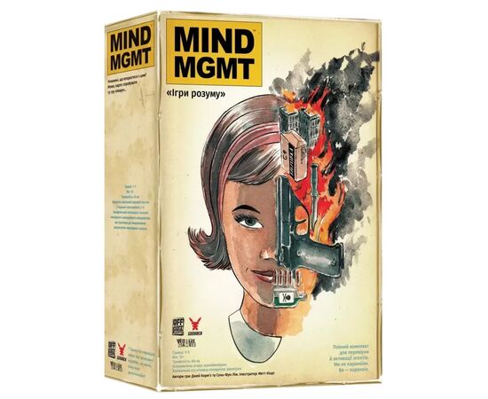 Настільна гра Geekach Games MIND MGMT: Ігри розуму (укр.) (GKCH170mm)