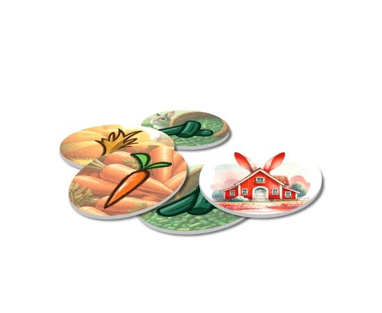 Настільна гра WoodCat Кролики (Coney) (укр.) (ВР_КРЛК), зображення 4 Настільна гра WoodCat Кролики (Coney) (укр.) (ВР_КРЛК), зображення 4