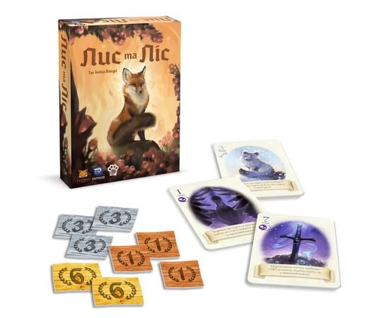 Настольная игра WoodCat Лис и Лес (The Fox in the Forest) (укр.) (wdct010), изображение 4 Настольная игра WoodCat Лис и Лес (The Fox in the Forest) (укр.) (wdct010), изображение 4