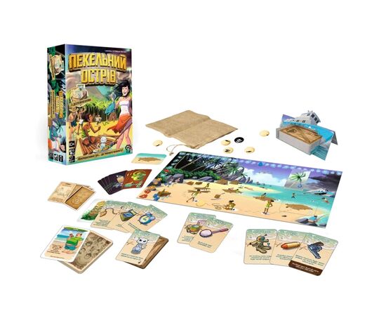 Настольная игра WoodCat Адский остров + 3 дополнения (Hellapagos: Bigbox) (укр.) (235598), изображение 2 Настольная игра WoodCat Адский остров + 3 дополнения (Hellapagos: Bigbox) (укр.) (235598), изображение 2