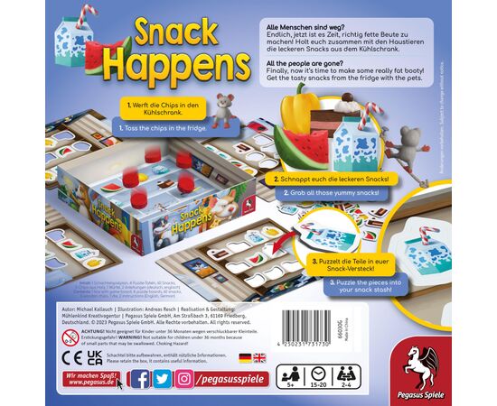 Настольная игра Pegasus Spiele Snack Happens (англ.) (PS218), изображение 7 Настольная игра Pegasus Spiele Snack Happens (англ.) (PS218), изображение 7