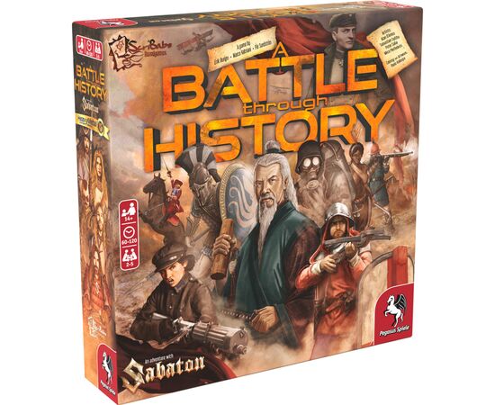Настільна гра Pegasus Spiele Битва крізь історію: Пригода з Sabaton (A Battle Through History: An Adventure With Sabaton) (ан (PS200)