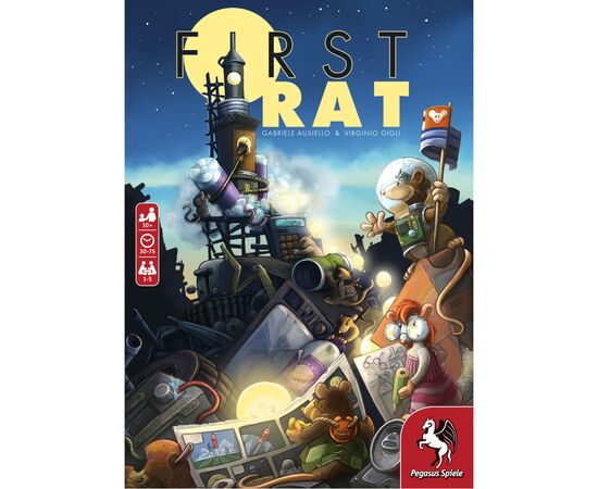 Настольная игра Pegasus Spiele Первая Крыса (First Rat) (англ.) (PS127), изображение 8 Настольная игра Pegasus Spiele Первая Крыса (First Rat) (англ.) (PS127), изображение 8