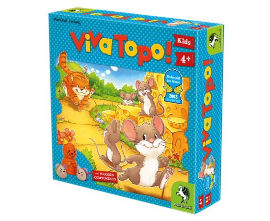 Настольная игра Pegasus Spiele Сырный край (Viva Topo!) (англ.) (PS154), изображение 3 Настольная игра Pegasus Spiele Сырный край (Viva Topo!) (англ.) (PS154), изображение 3