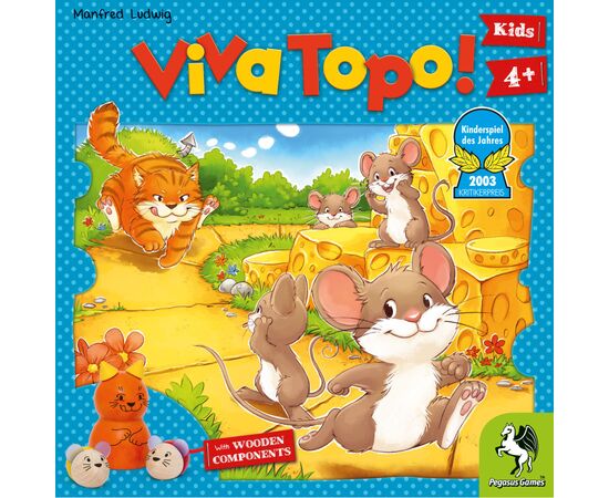 Настольная игра Pegasus Spiele Сырный край (Viva Topo!) (англ.) (PS154), изображение 4 Настольная игра Pegasus Spiele Сырный край (Viva Topo!) (англ.) (PS154), изображение 4