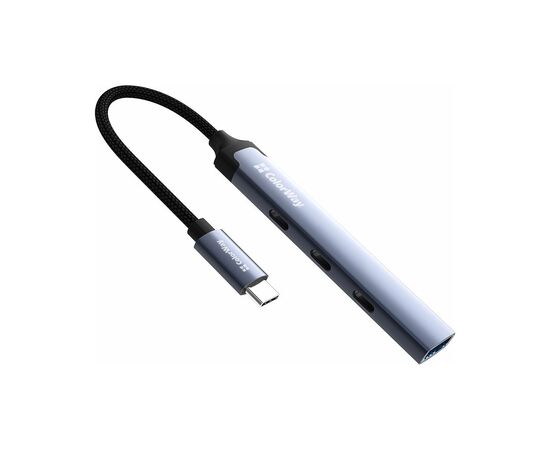 Концентратор ColorWay USB-C 4-in-1 USB-C2.0х3/USB3.0 (CW-HUB07), изображение 3 Концентратор ColorWay USB-C 4-in-1 USB-C2.0х3/USB3.0 (CW-HUB07), изображение 3