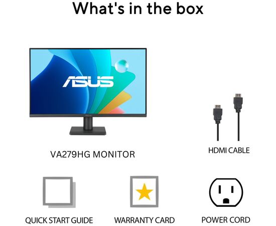 Монитор ASUS VA279HG, изображение 7 Монитор ASUS VA279HG, изображение 7