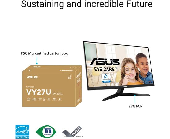 Монитор ASUS VY27UQ, изображение 6 Монитор ASUS VY27UQ, изображение 6