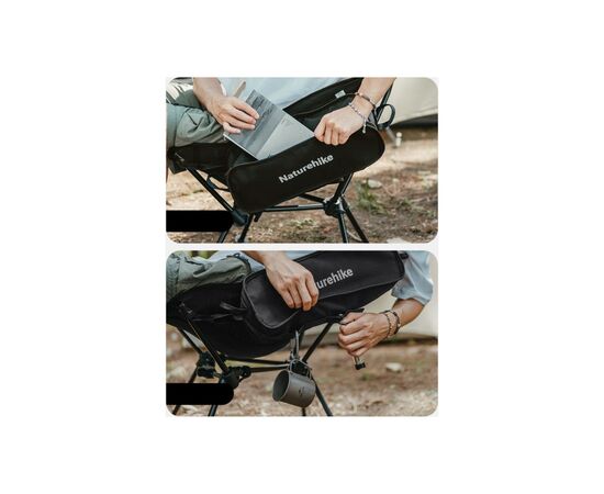 Кресло складное Naturehike Clamshell 001 Triangle Folding Moon Chair Чорне (6975641880608), изображение 5 Кресло складное Naturehike Clamshell 001 Triangle Folding Moon Chair Чорне (6975641880608), изображение 5