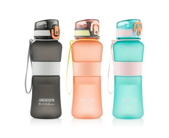 Пляшка для води Ardesto Balance 650мл чорний (AR2265BL), зображення 7 Пляшка для води Ardesto Balance 650мл чорний (AR2265BL), зображення 7