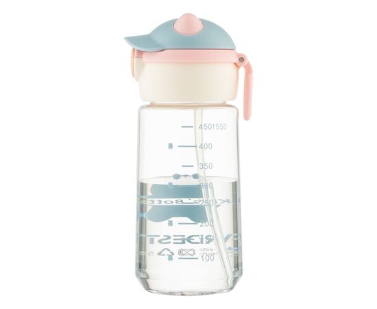 Пляшка для води Ardesto Bear 550мл рожевий (AR2255BB), зображення 2
