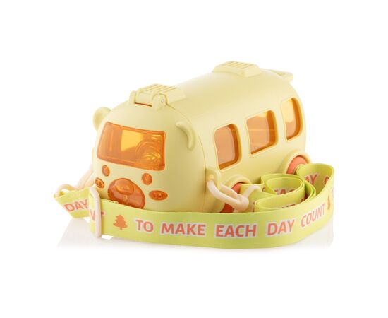 Пляшка для води Ardesto Bear Bus 500мл жовтий (AR2250BY), зображення 2 Пляшка для води Ardesto Bear Bus 500мл жовтий (AR2250BY), зображення 2