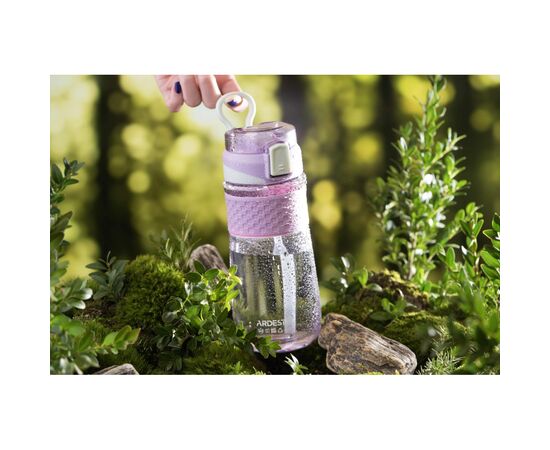 Пляшка для води Ardesto Energy 700мл фіолетовий (AR2270PV), зображення 8 Пляшка для води Ardesto Energy 700мл фіолетовий (AR2270PV), зображення 8