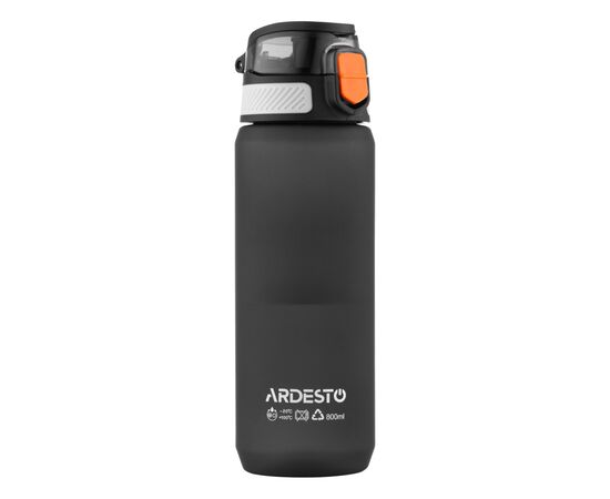 Пляшка для води Ardesto Matte 800мл чорний (AR2281ML)