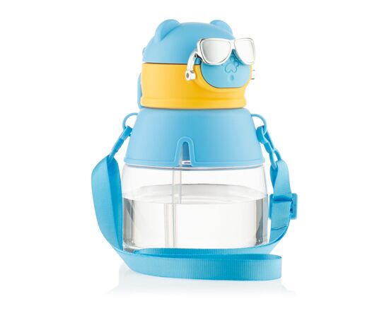 Пляшка для води Ardesto Space 550мл блакитний (AR2255SB), зображення 6 Пляшка для води Ardesto Space 550мл блакитний (AR2255SB), зображення 6