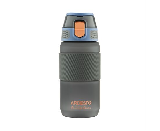 Пляшка для води Ardesto Spring 600мл чорний (AR2260SB), зображення 3 Пляшка для води Ardesto Spring 600мл чорний (AR2260SB), зображення 3