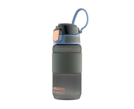 Пляшка для води Ardesto Spring 600мл чорний (AR2260SB), зображення 4 Пляшка для води Ardesto Spring 600мл чорний (AR2260SB), зображення 4