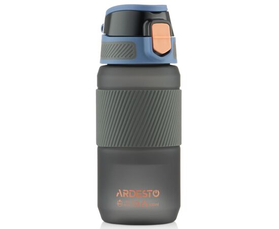 Пляшка для води Ardesto Spring 600мл чорний (AR2260SB)