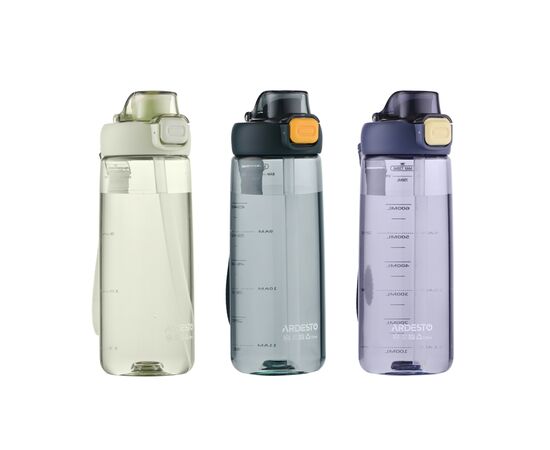 Пляшка для води Ardesto Trip 720мл зелений (AR2272PB), зображення 6 Пляшка для води Ardesto Trip 720мл зелений (AR2272PB), зображення 6