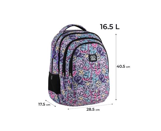 Рюкзак школьный GoPack Teens 162M-1 (GO25-162M-1), изображение 2 Рюкзак школьный GoPack Teens 162M-1 (GO25-162M-1), изображение 2