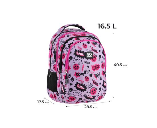 Рюкзак школьный GoPack Teens 162M-2 (GO25-162M-2), изображение 2 Рюкзак школьный GoPack Teens 162M-2 (GO25-162M-2), изображение 2
