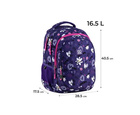 Рюкзак школьный GoPack Teens 162M-3 (GO25-162M-3), изображение 2 Рюкзак школьный GoPack Teens 162M-3 (GO25-162M-3), изображение 2