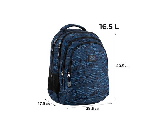 Рюкзак школьный GoPack Teens 162M-5 (GO25-162M-5), изображение 2 Рюкзак школьный GoPack Teens 162M-5 (GO25-162M-5), изображение 2