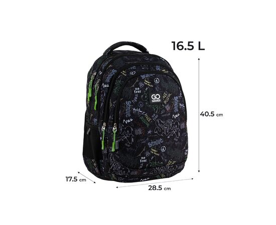 Рюкзак школьный GoPack Teens 162M-6 (GO25-162M-6), изображение 2 Рюкзак школьный GoPack Teens 162M-6 (GO25-162M-6), изображение 2