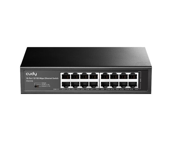 Комутатор мережевий Cudy FS1016 (FS1016_EU_V1.0), зображення 2 Комутатор мережевий Cudy FS1016 (FS1016_EU_V1.0), зображення 2