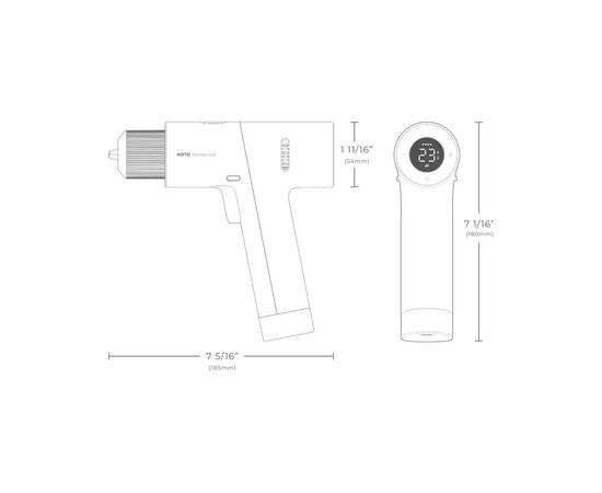 Шуруповерт Xiaomi HOTO 12V Brushless Drill Black (QWLDZ001), изображение 12