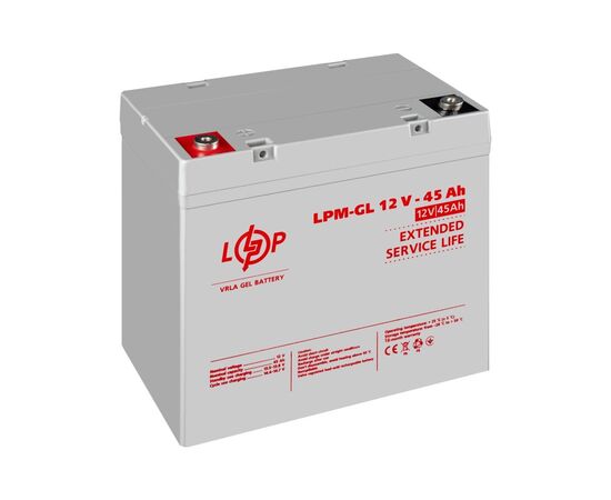 Батарея к ИБП LogicPower LPM-GL 12V 40Ah (20269), изображение 3 Батарея к ИБП LogicPower LPM-GL 12V 40Ah (20269), изображение 3