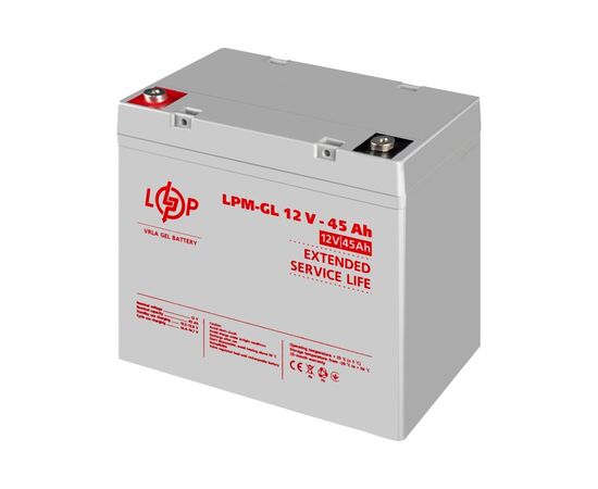 Батарея к ИБП LogicPower LPM-GL 12V 40Ah (20269), изображение 4 Батарея к ИБП LogicPower LPM-GL 12V 40Ah (20269), изображение 4
