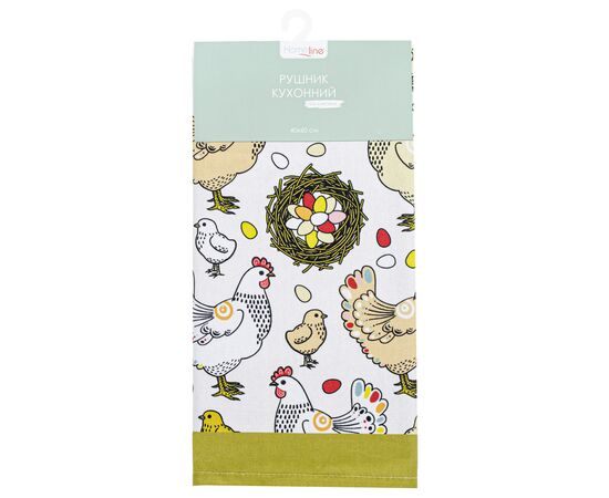 Полотенце Home Line кухонное Курочки 40x60 см (182820)
