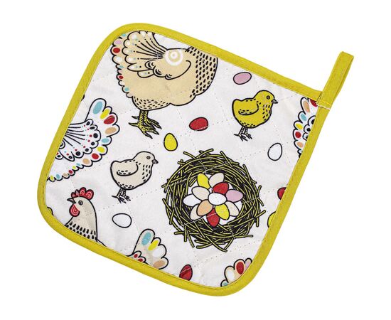 Кухонная прихватка Home Line Курочки 20x20 см (182838), изображение 2 Кухонная прихватка Home Line Курочки 20x20 см (182838), изображение 2