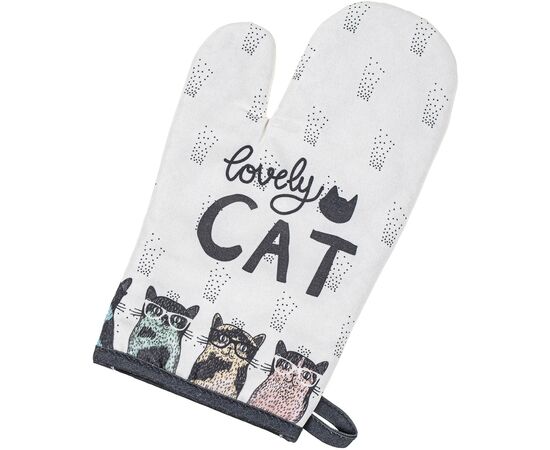 Кухонная прихватка Home Line Рукавица Lovely Cat 17x28 см (182825)
