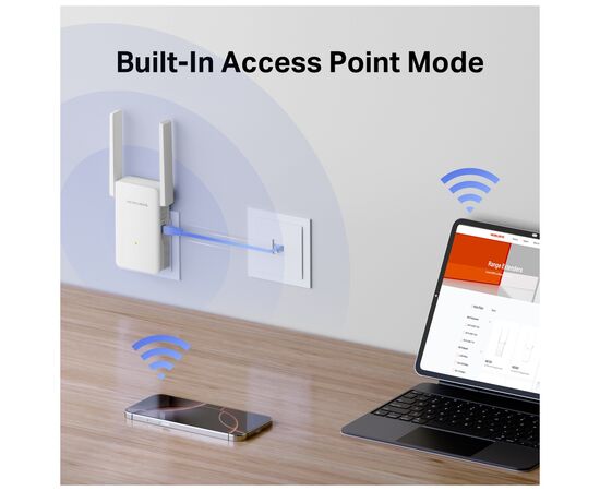 Ретранслятор Mercusys ME80X, изображение 7 Ретранслятор Mercusys ME80X, изображение 7