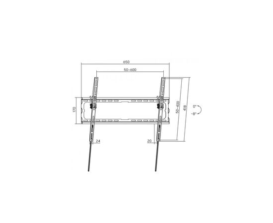 Кронштейн AGN AGN80-460T, изображение 7 Кронштейн AGN AGN80-460T, изображение 7