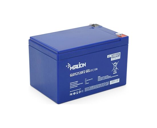 Батарея к ИБП Merlion GLO 12V 12Ah GEL (GLO12120F2 GEL)