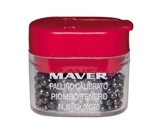 Грузило Maver набір Pallini Supercalibrati Teneri 6 (0.102g) (1300.34.55)