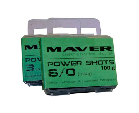 Грузило Maver набір Power Shots 3/0 (0.475g) 100g (1300.35.98)