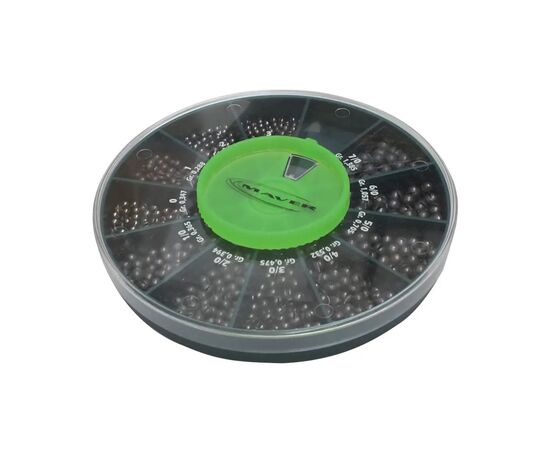 Грузило Maver набір Scatola Pallini Supercalibrati 250g 12-22 (1300.31.11)