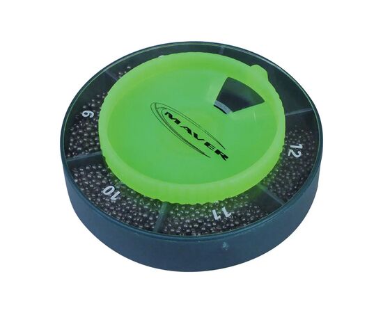 Грузило Maver набір Scatola Pallini Supercalibrati 250g 5/0; 4/0; 0 (1300.34.48)
