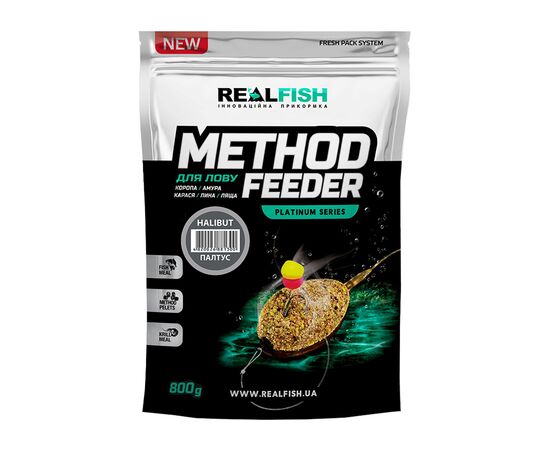 Прикормка Real Fish Method Feeder Палтус 0.8kg (809.00.14)
