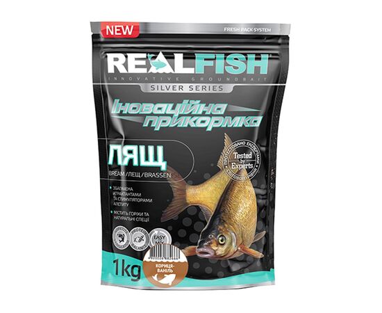 Прикормка Real Fish Silver Series Лящ Кориця-ваніль 1kg (809.00.31)