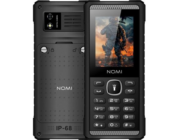 Мобільний телефон Nomi i2420 Black Grey