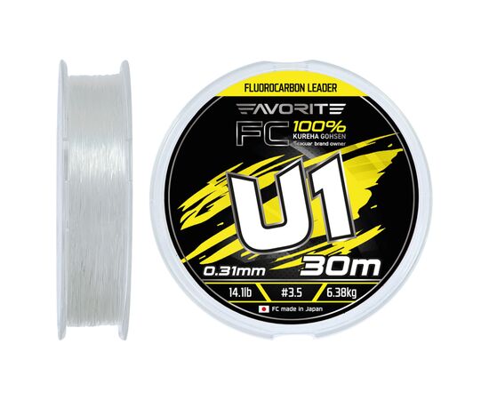 Флюорокарбон Favorite U1 FC 30m 3.5/0.31mm 14.1lb/6.38kg (1693.12.15)