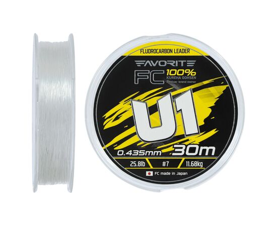 Флюорокарбон Favorite U1 FC 30m 7.0/0.435mm 25.8lb/11.68kg (1693.12.19)