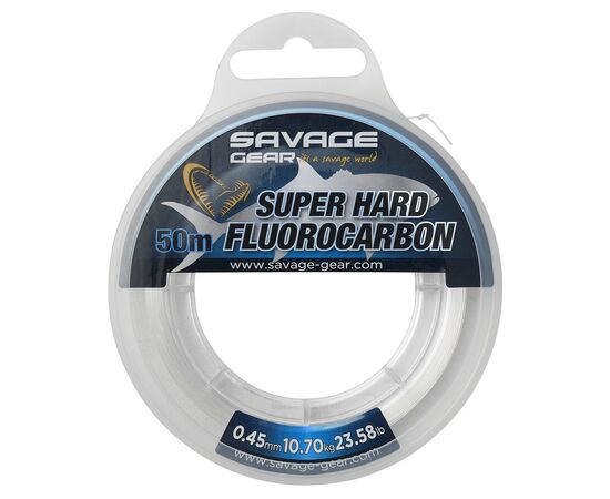 Флюорокарбон Savage Gear Super Hard 45m 0.77mm 25.70kg Clear (1854.18.75)