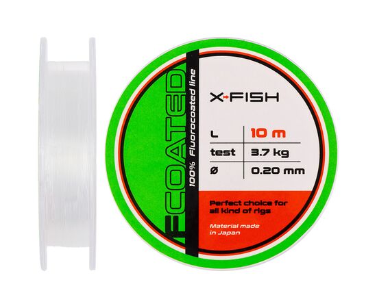 Флюорокарбон X-Fish FCoated 10m 0.20mm 3.7kg (1917.01.24)